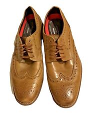 Rockport Men Style Purpose Wingtip Oxford Leather Tie Dress Shoe Tan M77063 7 40 for sale  Shipping to South Africa