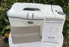 Fritadeira elétrica Cook's Essentials com zona fria modelo # DF200 QVC HSN nova comprar usado  Enviando para Brazil