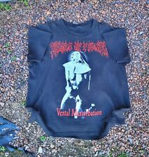 Vintage Cradle Of Filth Vestal Masturbation Band T Shirt Size XL, used for sale  Shipping to South Africa