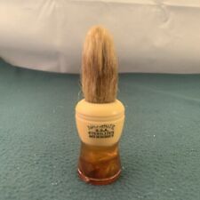 Escova de barbear vintage feita Rite cabelo texugo puro com cabo âmbar transparente comprar usado  Enviando para Brazil