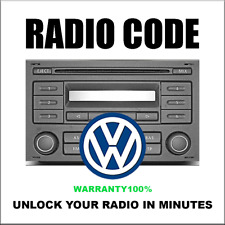 Used, UNLOCK NAVIGATION RADIO CODES FULL SERIES RNS310 RCD210 RCD510 FAST SERVICE for sale  Shipping to South Africa