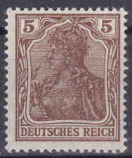 Niemcy Rzesza Niemiecka 1920 Mi. Nr. 140b 5 pf. Ósma Germania Definitive MNH, używany na sprzedaż  Wysyłka do Poland