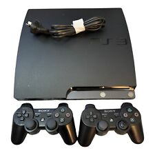 Sony PlayStation 3 PS3 SLIM 120GB CECH-2002A + 2 controles e cabo de alimentação. comprar usado  Enviando para Brazil