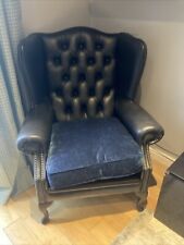 black velvet armchair for sale  HUDDERSFIELD