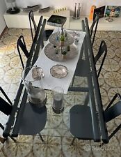 tavolo cristallo sedie usato  Lamezia Terme