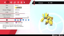 Pokemon zeraora 6iv d'occasion  Château-Renard