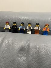 LEGO City Minifiguras X 6 - Policía, Prisioneros, Niño, Ninjago Prison Guard segunda mano  Embacar hacia Mexico