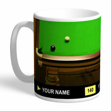 Personalised snooker mug for sale  LEYLAND
