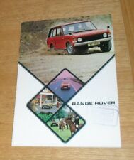 Range rover mk1 for sale  FAREHAM