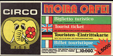 Biglietto turistico moira usato  Italia