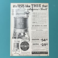 VTG 30s Sears KENMORE WASHING MACHINES Gas Electric REFRIGERATORS 2-pg PRINT AD for sale  Shipping to South Africa