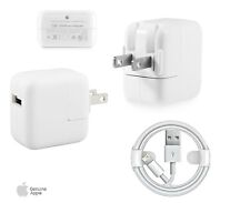 Used, Original Apple 12W Wall Charger And 1M Lightning to USB Cable iPad's and iPhones for sale  Shipping to South Africa
