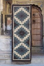 Tapete de lã Kilim antigo feito à mão tapete de juta sala de estar corredor tapete retangular comprar usado  Enviando para Brazil
