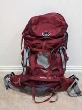 Mochila de caminhada OSPREY AETHER 70L vermelha arroyo - Tamanho M, usado comprar usado  Enviando para Brazil