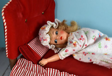 Cabecera roja para muñeca Ideal Tammy de colección, edredón rojo original y almohada segunda mano  Embacar hacia Argentina