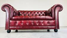 Oxblood chesterfield tufted for sale  Medford