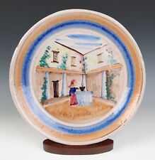 Large Vintage Vietri Pottery Charger Plate Gambone Doelker Era Italian ICS Italy for sale  Shipping to South Africa