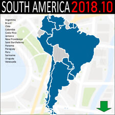 South america map for sale  Miami