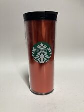 Caneca de viagem Starbucks vermelha metálica 16 oz 500 ml 2020 comprar usado  Enviando para Brazil