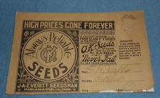 Antique seeds catalog for sale  Worton