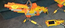 Pistola de dardos Nerf Vulcan EBF-25, trípode automático amarillo naranja segunda mano  Embacar hacia Argentina