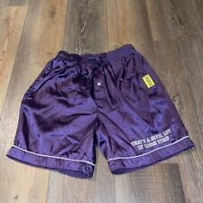 Esse é um lote terrível de xarope para tosse masculino pequeno shorts de seda roxo 30 - 32 EUA Desto comprar usado  Enviando para Brazil