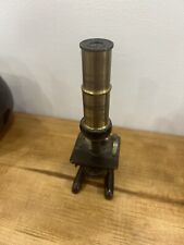 Brass microscope vintage for sale  BRIDGWATER