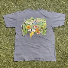 Vintage Koi Fish Shirt Large 90s 00s Pond Nature Animal Anvil Tee for sale  Shipping to South Africa