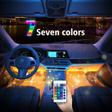 Luzes RGB decorativas de acesso para carro interior multicoloridas luz de humor para os pés 1 conjunto dos EUA comprar usado  Enviando para Brazil