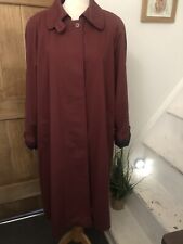 Burgundy red trench for sale  BRIDGNORTH