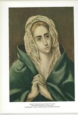 Gran Formato L89 FILATÉLICO Material Ilustrativo (papel; 25x18cm) Art El Greco segunda mano  Embacar hacia Mexico