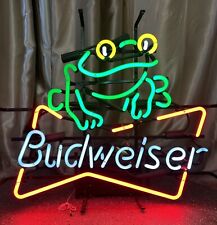 Budweiser frog neon for sale  HEMEL HEMPSTEAD