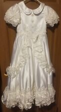 Vestido de primeira comunhão florista babados brancos por Mary's Imports, usado comprar usado  Enviando para Brazil