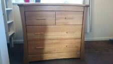 Very good condition Mamas and Papas Solid Oak Chest of Drawers Changing table , used for sale  PETERBOROUGH
