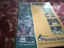 Torquay united bristol for sale  BUXTON