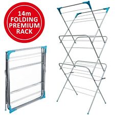 3 Tier Clothes Dryer Airer Foldable Laundry Rack Washing Line Drying Horse 14m for sale  Shipping to South Africa