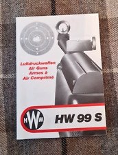 Weihrauch HW99S Air Rifle Multi Language Owners Guide / Instruction Leaflet for sale  Shipping to South Africa
