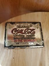 sign wall mirror coca cola for sale  College Station