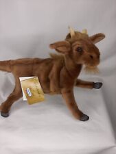 Hansa Toys Plush Stuffed Animal Brown Goat #4148 Plush Soft Posable  for sale  Shipping to South Africa