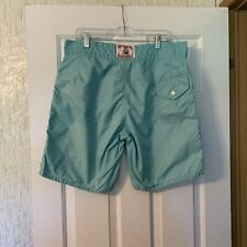 Birdwell Beach Britches Board Shorts Surf Swim Trunks Men’s Turquoise Size 36 for sale  Shipping to South Africa