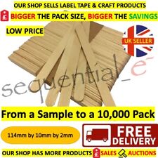 Wooden Lollipop Lolly Stick Sticks, Arts and Crafts, Model Making & Plant Labels for sale  Shipping to South Africa