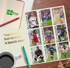 "Legionnaires from the  USSR in Spanish clubs" Soccer Trading Collectible Cards, used for sale  Shipping to South Africa