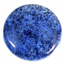 45.65Cts. 30X30X6mm. 100% Natural Rare Quality Dumortierite Round Cab Gemstone, used for sale  Shipping to South Africa