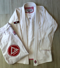 Blusa e calça Gracie Barra Equipe GB Jiu-Jitsu BJJ branca Gi quimono tamanho adulto A2, usado comprar usado  Enviando para Brazil