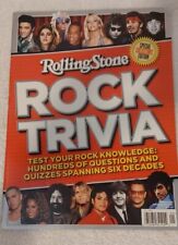 Revista Rolling Stone Rock Trivia edición especial de coleccionista 120 páginas de cuestionarios segunda mano  Embacar hacia Argentina