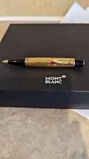 RARE Montblanc Boheme Gold Plated Rouge Range Ballpoint Pen in Gift Box/refills!, used for sale  Ogden