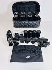 T3 Voluminous Flocked 12 Hot Rollers Hair Curler Set Model 73706 Tested Working for sale  Shipping to South Africa