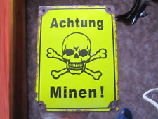 Altes schild minen gebraucht kaufen  Deutschland