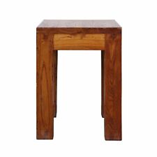 Rustic Handmade Chinese Raw Wood Rectangular Simple Stool Ottoman n212 for sale  Shipping to South Africa