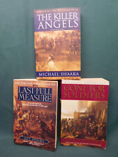 Lote de 3 libros Michael Shaara Killer Angels Last Full Measure Gone for Soldiers segunda mano  Embacar hacia Argentina
